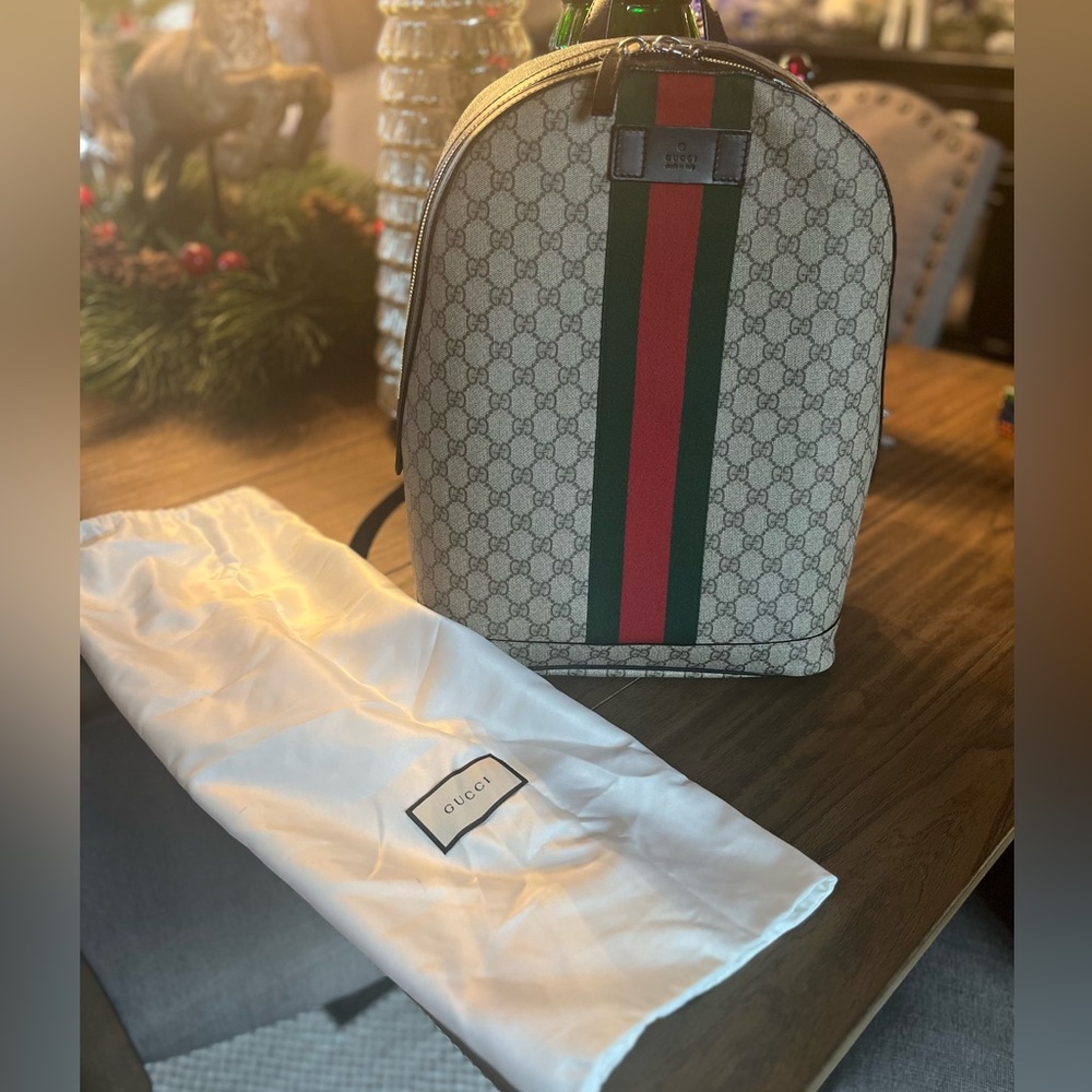 Gucci medium Web Bwckpack premium bag